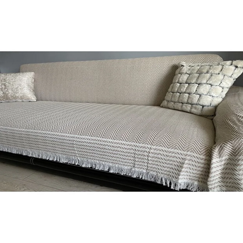رومبلی یا شال مبل نخی مناسب کاناپه سایز بزرگ
